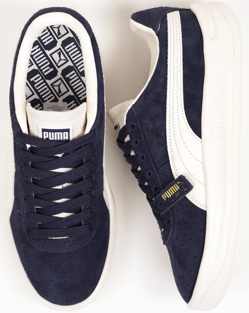 Puma GV Special Suede Sneaker Navy - Vintage White