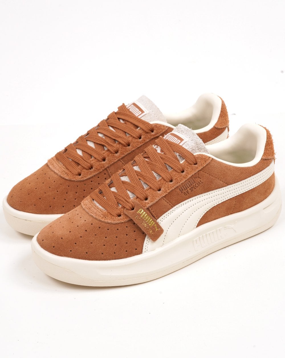 Puma GV Special Wildleder-Sneaker, hellbraun - Vintage-Weiß