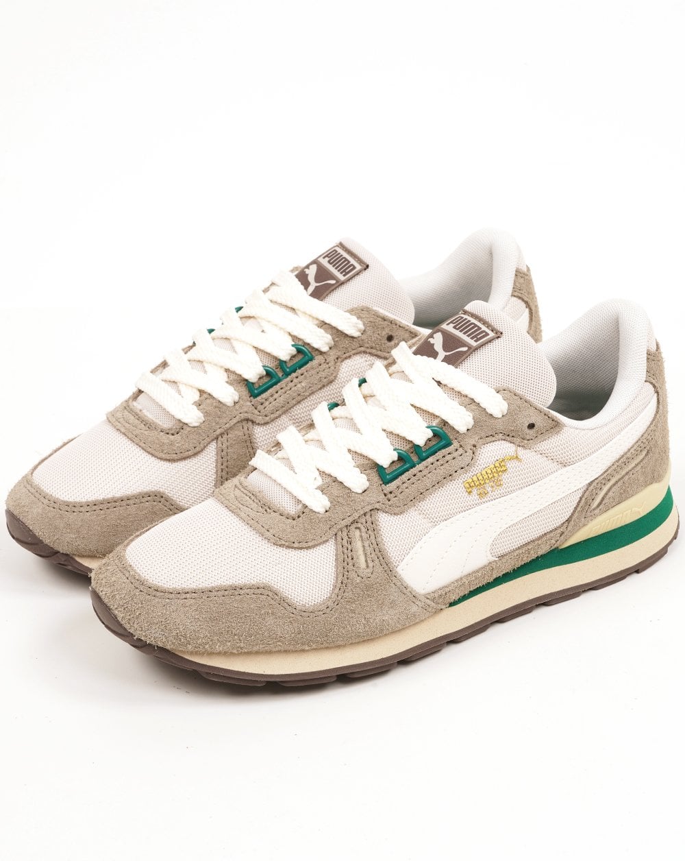 Puma RX 737 Vintage Sneaker Off White Green