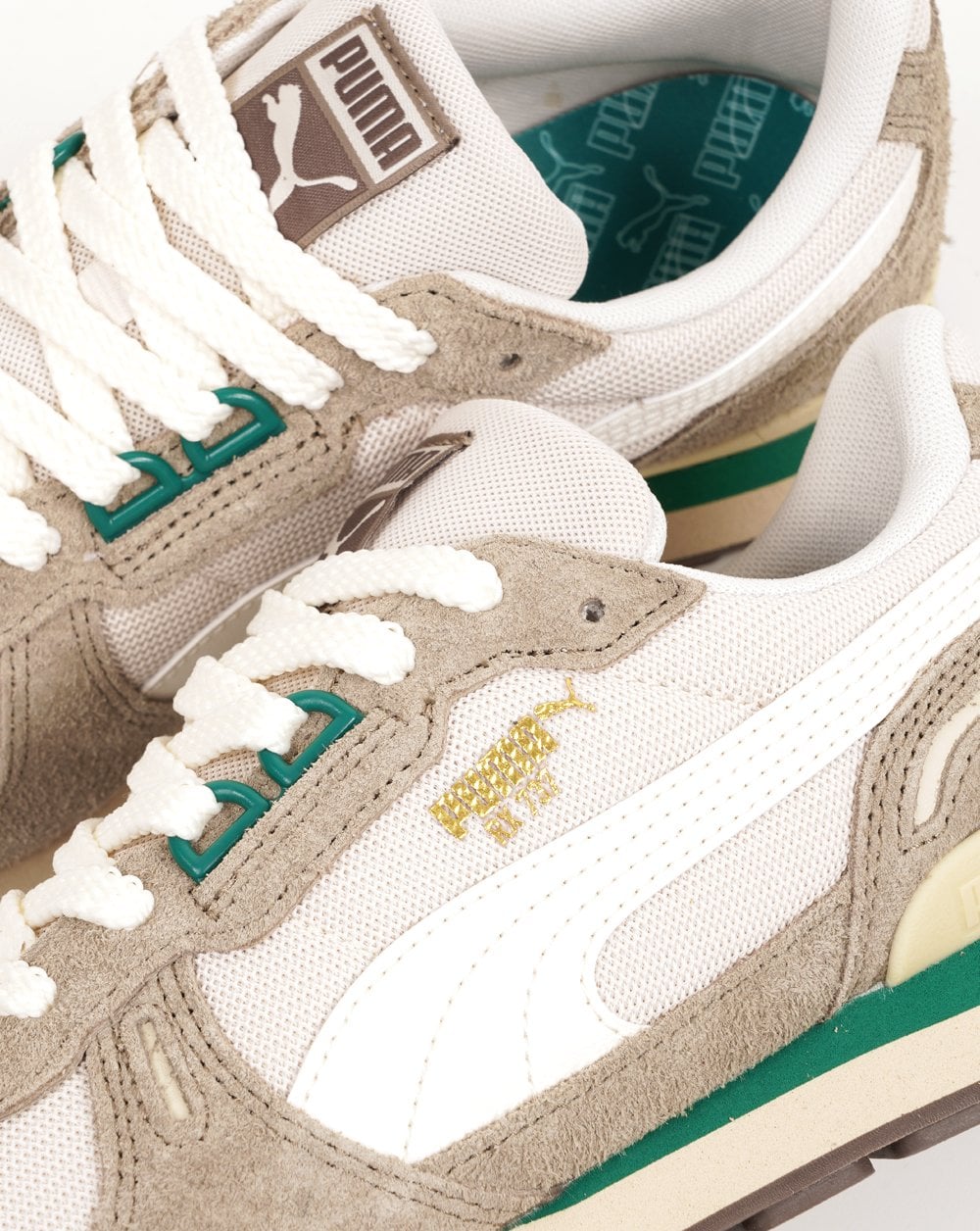 Puma RX 737 Vintage Sneaker Off White Green