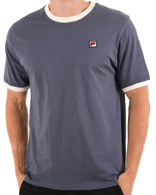 Fila Vintage Fila Vintage Ringer T-Shirt Indigo Gardenia