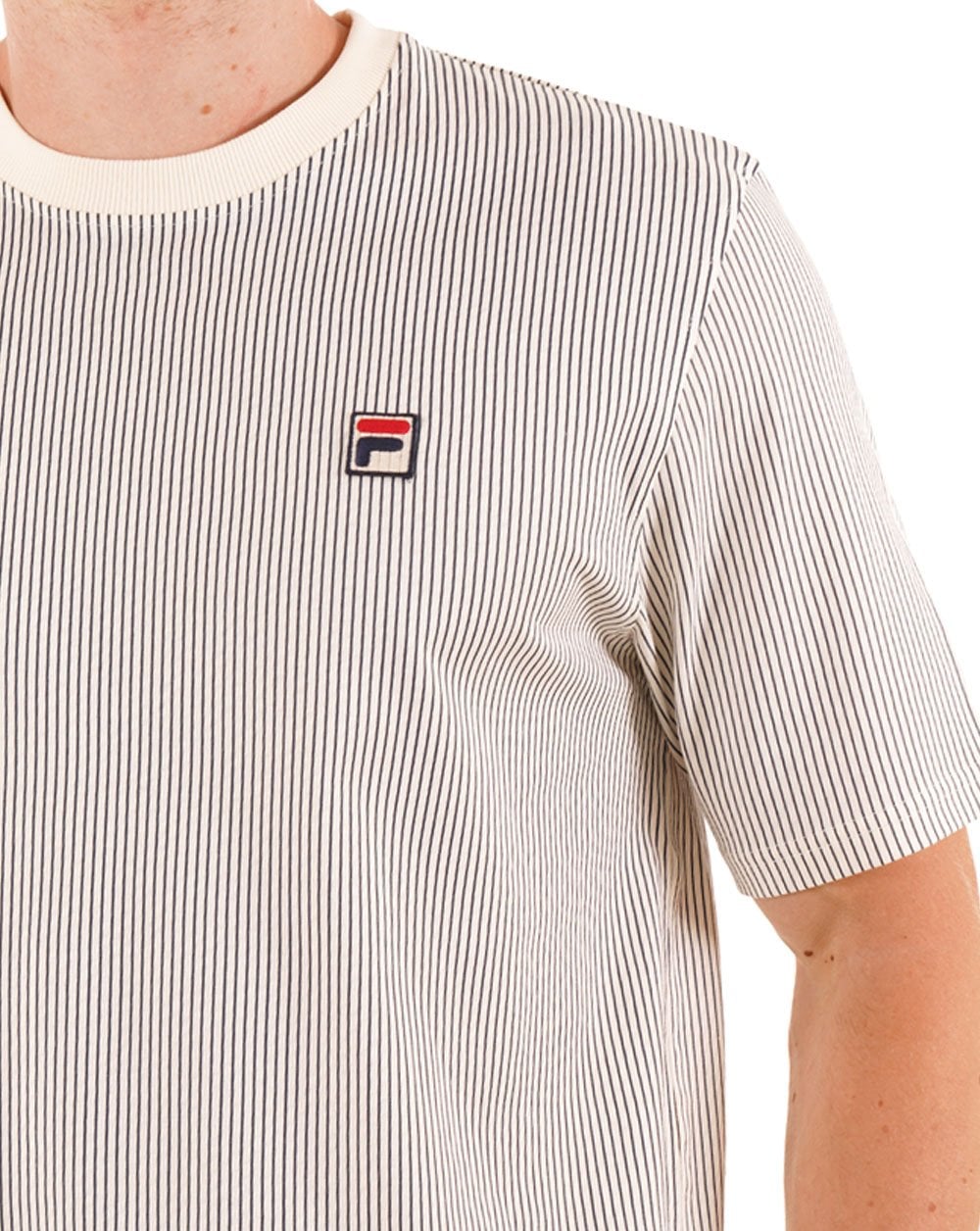 Fila Vintage Nilo T-Shirt Gardenia/Navy