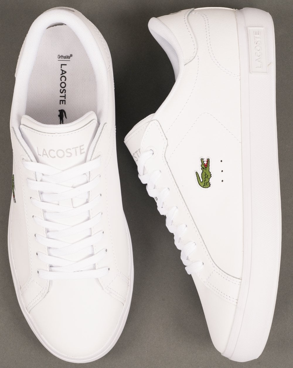 Lacoste Powercourt Sneaker Weiß/Weiß