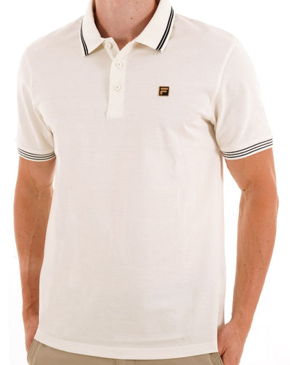 Fila Gold Soren Poloshirt Off White