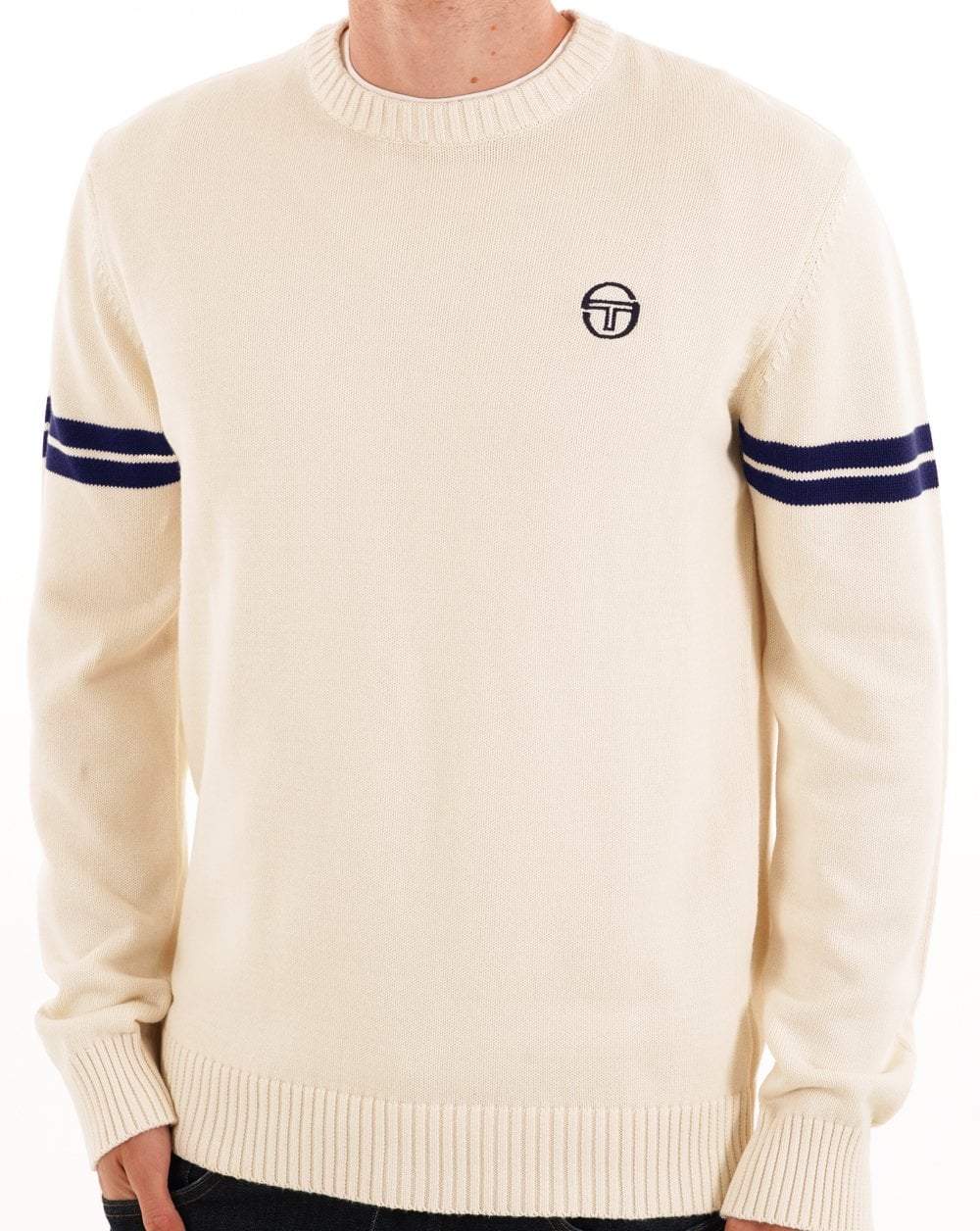 Sergio Tacchini New Orion Strickpullover Gardenia