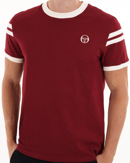 Sergio Tacchini Sella T-Shirt Burgund