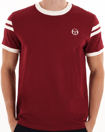 Sergio Tacchini Sella T-Shirt Burgund
