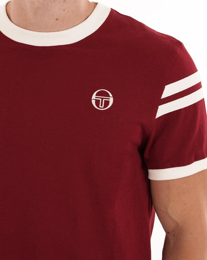 Sergio Tacchini Sella T-Shirt Burgund
