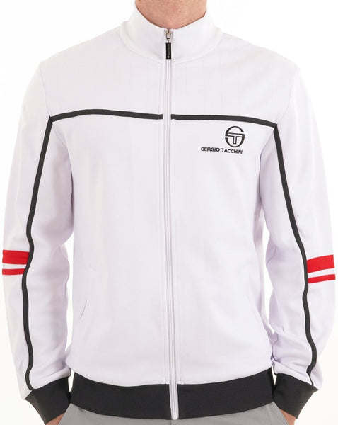 Sergio Tacchini Frankie Track Top White/Black/Red