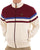 Trojan Split Stripe Track Top Ecru / Port