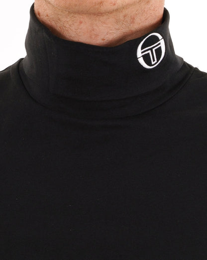 Sergio Tacchini Rollkragenpullover Schwarz