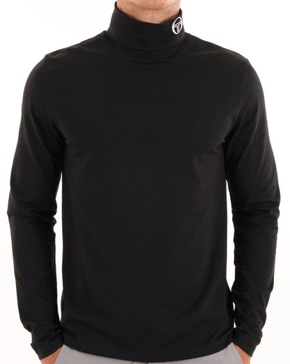 Sergio Tacchini Rollkragenpullover Schwarz