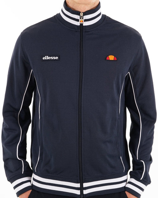 Ellesse – Milan Trainingsjacke – Marineblau/Weiß