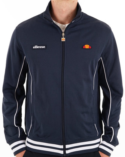 Ellesse – Milan Trainingsjacke – Marineblau/Weiß