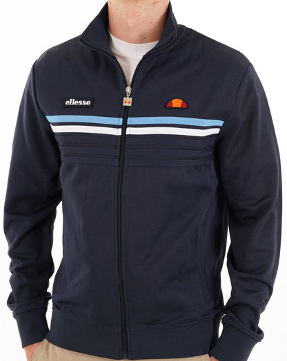 Ellesse 5-Streifen-Trainingsjacke Marineblau