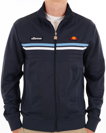 Ellesse 5-Streifen-Trainingsjacke Marineblau
