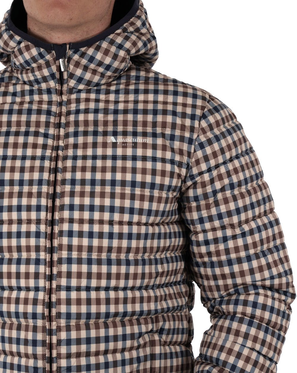 Aquascutum Wattierte Jacke Club Check