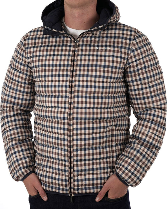 Aquascutum Wattierte Jacke Club Check