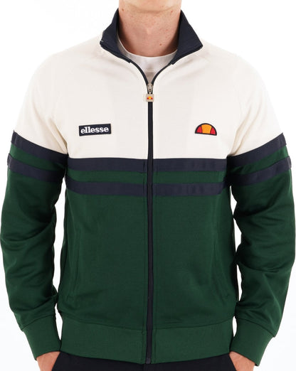 Ellesse Rimini Track Top Off White Green