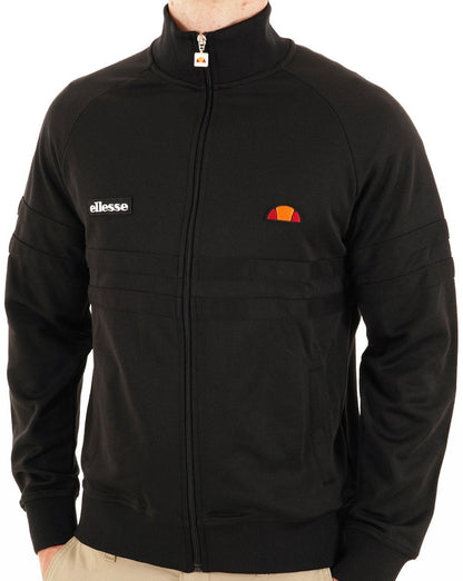 Ellesse Rimini Track Top Schwarz Mono