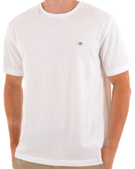 Gant Gant Printed Archive Shield T-Shirt Weiß