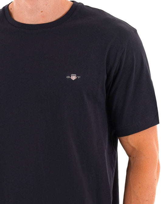 Gant Gant Printed Archive Shield T-Shirt Marineblau