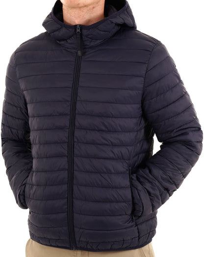 Benetton Steppjacke Marineblau