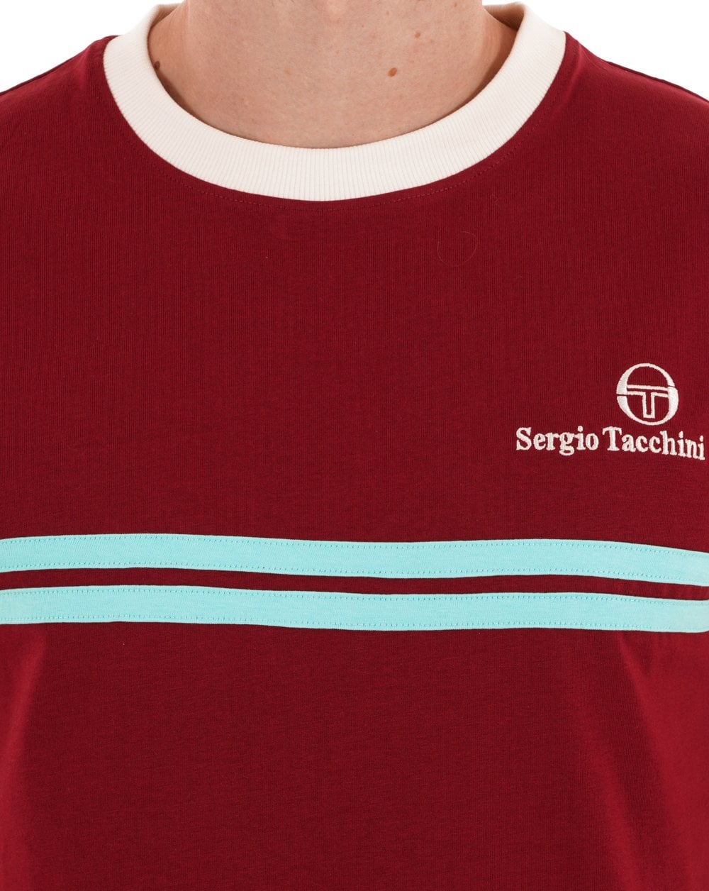 Sergio Tacchini Neues Supermac T-Shirt Rhabarber