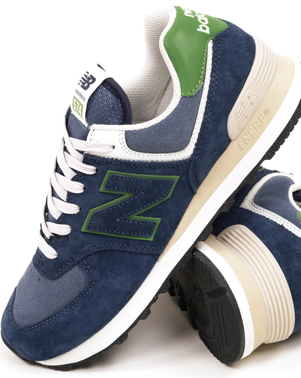 New Balance 574 Sneaker, Marineblau/Grün