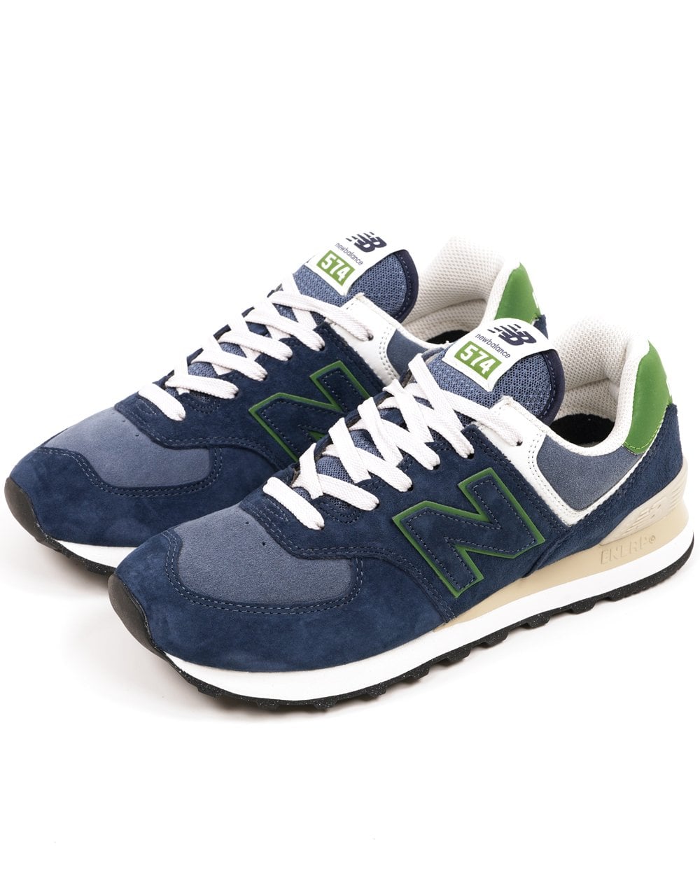 New Balance 574 Sneaker, Marineblau/Grün