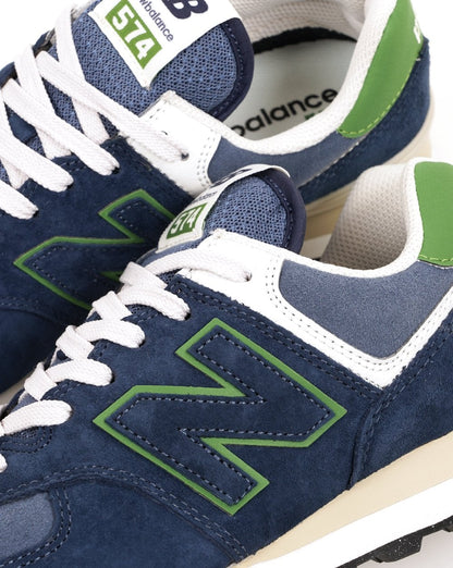 New Balance 574 Sneaker, Marineblau/Grün