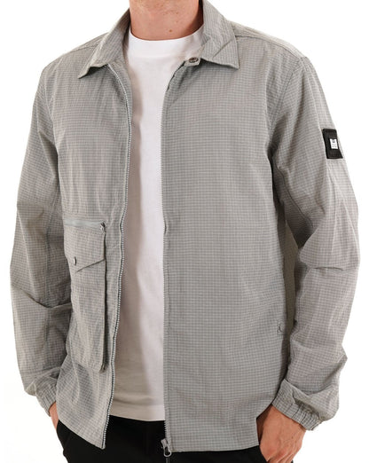 Weekend Offender Vinnie Overshirt Silbergrau