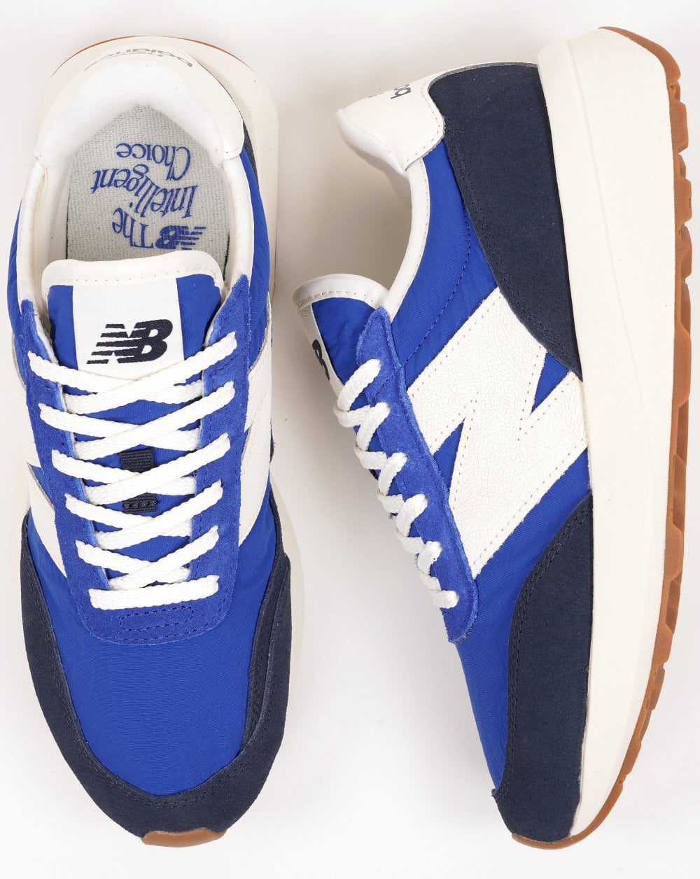 New Balance 370 Sneaker Blau/Meersalz