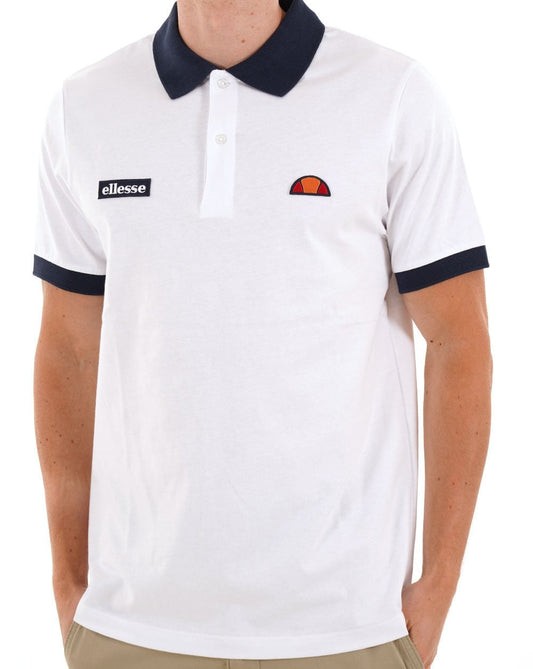 Ellesse Lessepsia Poloshirt Weiß/Marineblau