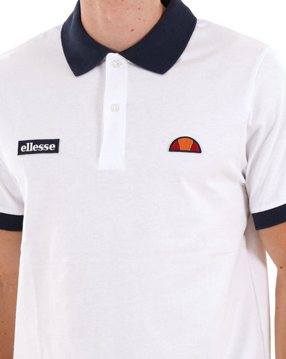 Ellesse Lessepsia Poloshirt Weiß/Marineblau