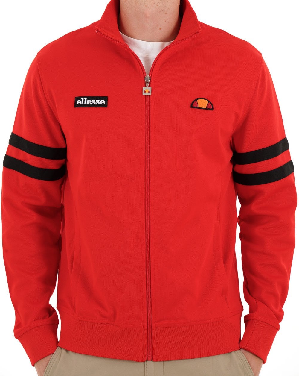Ellesse Roma Trainingsjacke Rot/Schwarz