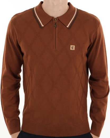 Gabicci Vintage Moore Strickpolo Paprika