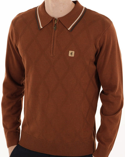 Gabicci Vintage Moore Strickpolo Paprika