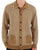 Gabicci Vintage Noel Button Through Knit Nutmeg