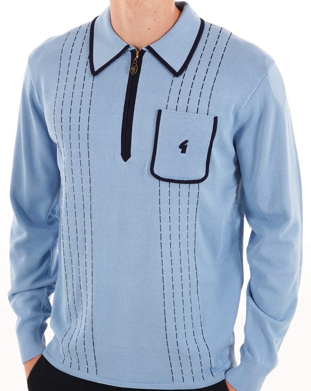 Gabicci Vintage Darron Archive Polo Blau