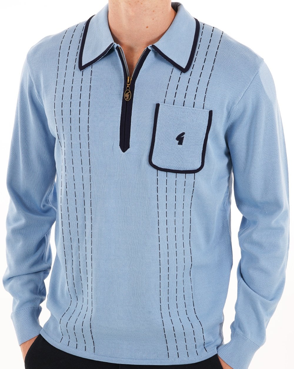 Gabicci Vintage Darron Archive Polo Blau