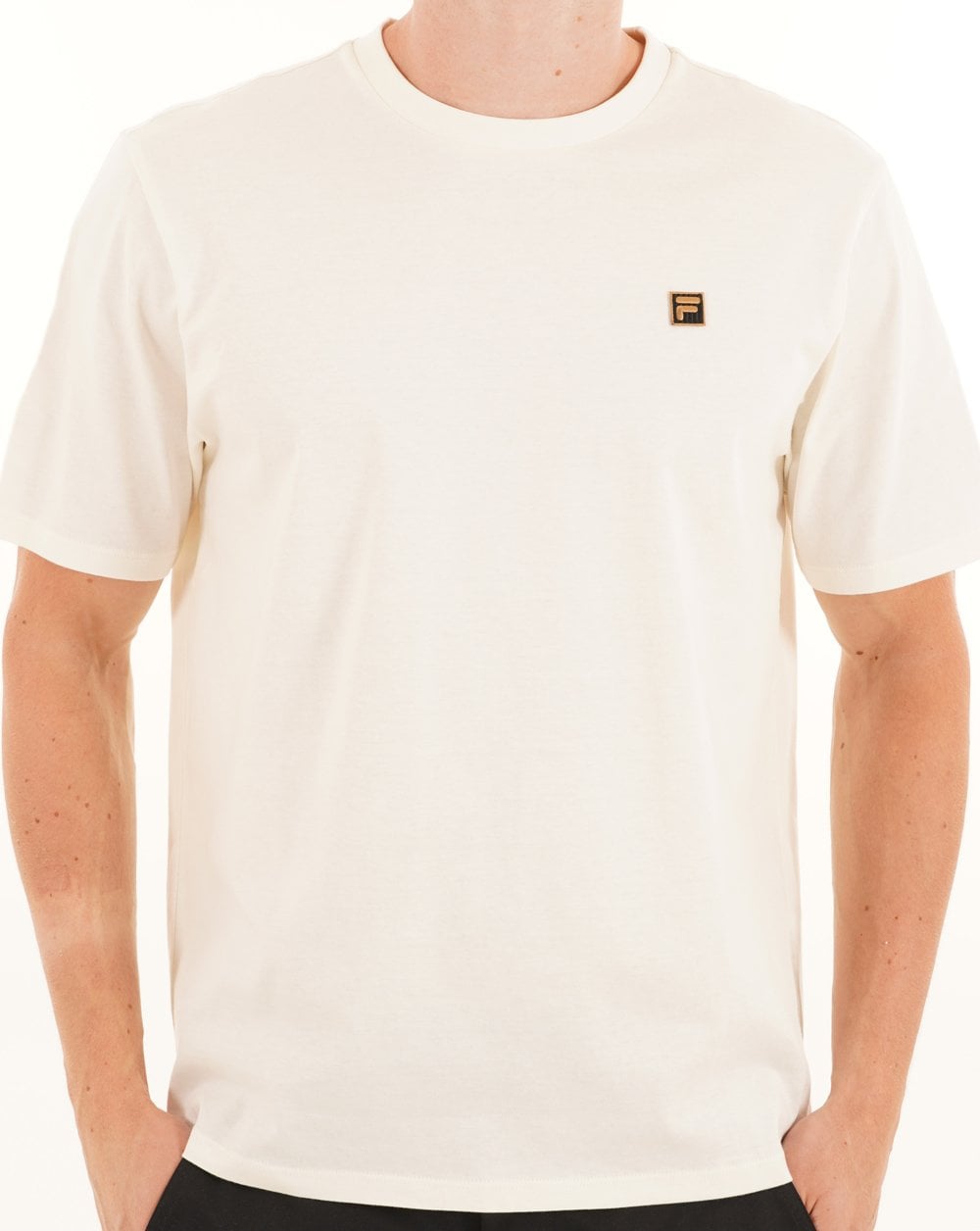 Fila Gold Yaxley T Shirt Cream