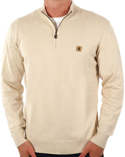 Gabicci Vintage 1/4-Reißverschluss-Pullover Creme