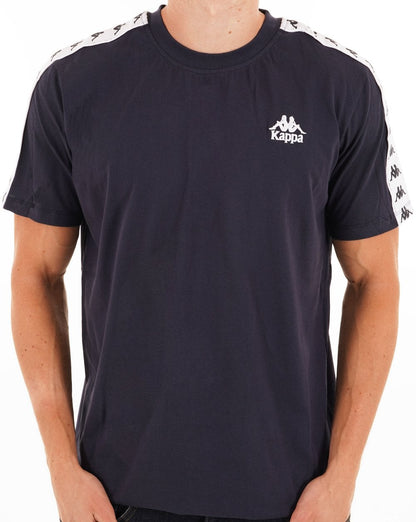 Kappa Umara T-Shirt Dunkelblau/Weiß