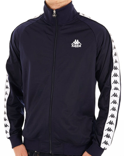 Kappa Lyman Trainingsjacke Marineblau/Weiß