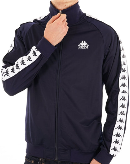 Kappa Lyman Trainingsjacke Marineblau/Weiß