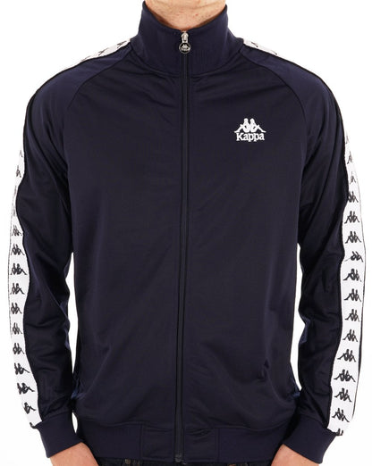 Kappa Lyman Trainingsjacke Marineblau/Weiß