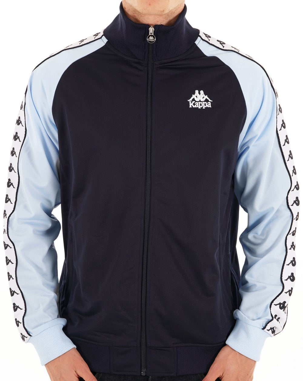 Kappa Uriah Trainingsjacke Marineblau/Hellblau