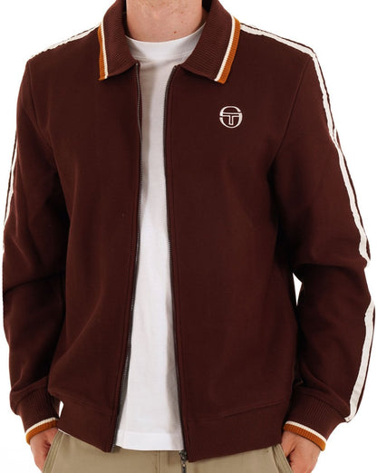 Sergio Tacchini Giorno Track Top Dunkelbraun
