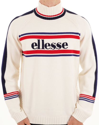 Ellesse Heritage Pellini Ski Strickpullover Off White